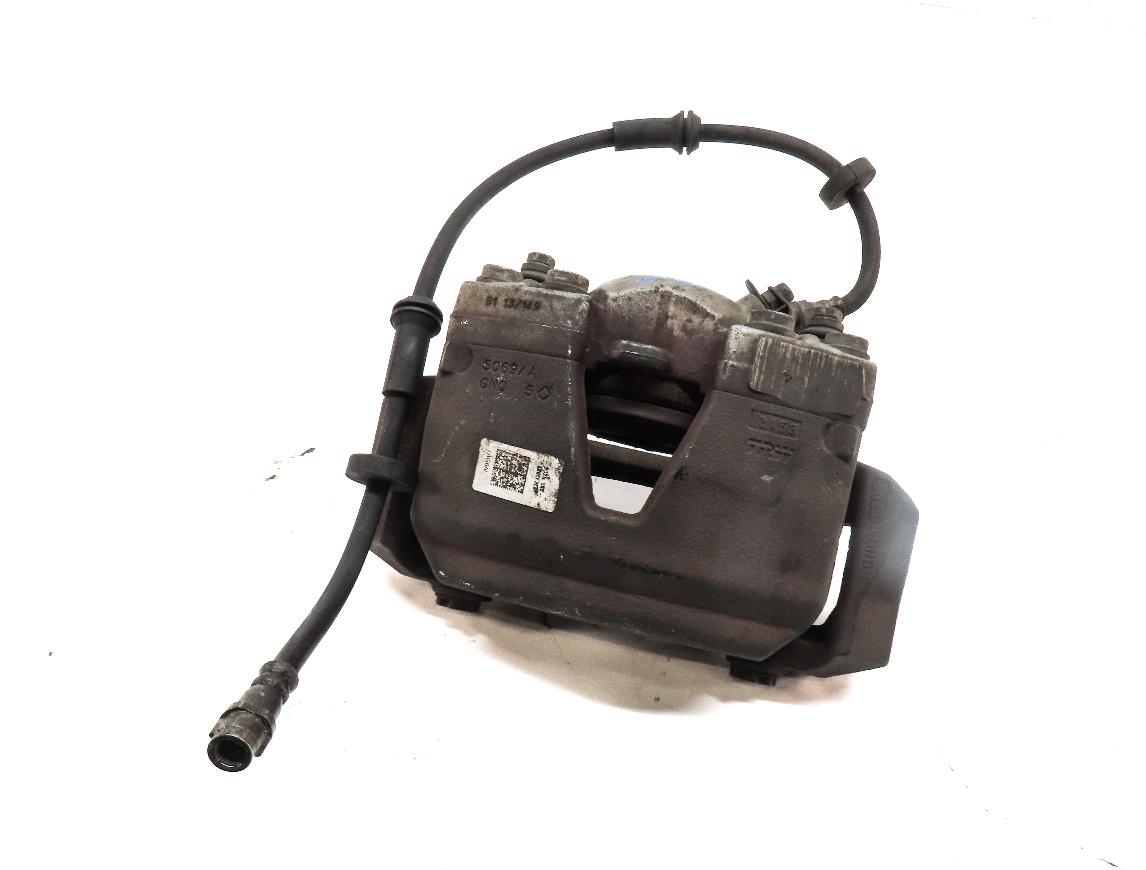 2013-2015 AUDI A6 (C7) FRONT RIGHT PASSENGER BRAKE CALIPER (345mm 13.58" ROTOR) — exact item pictured